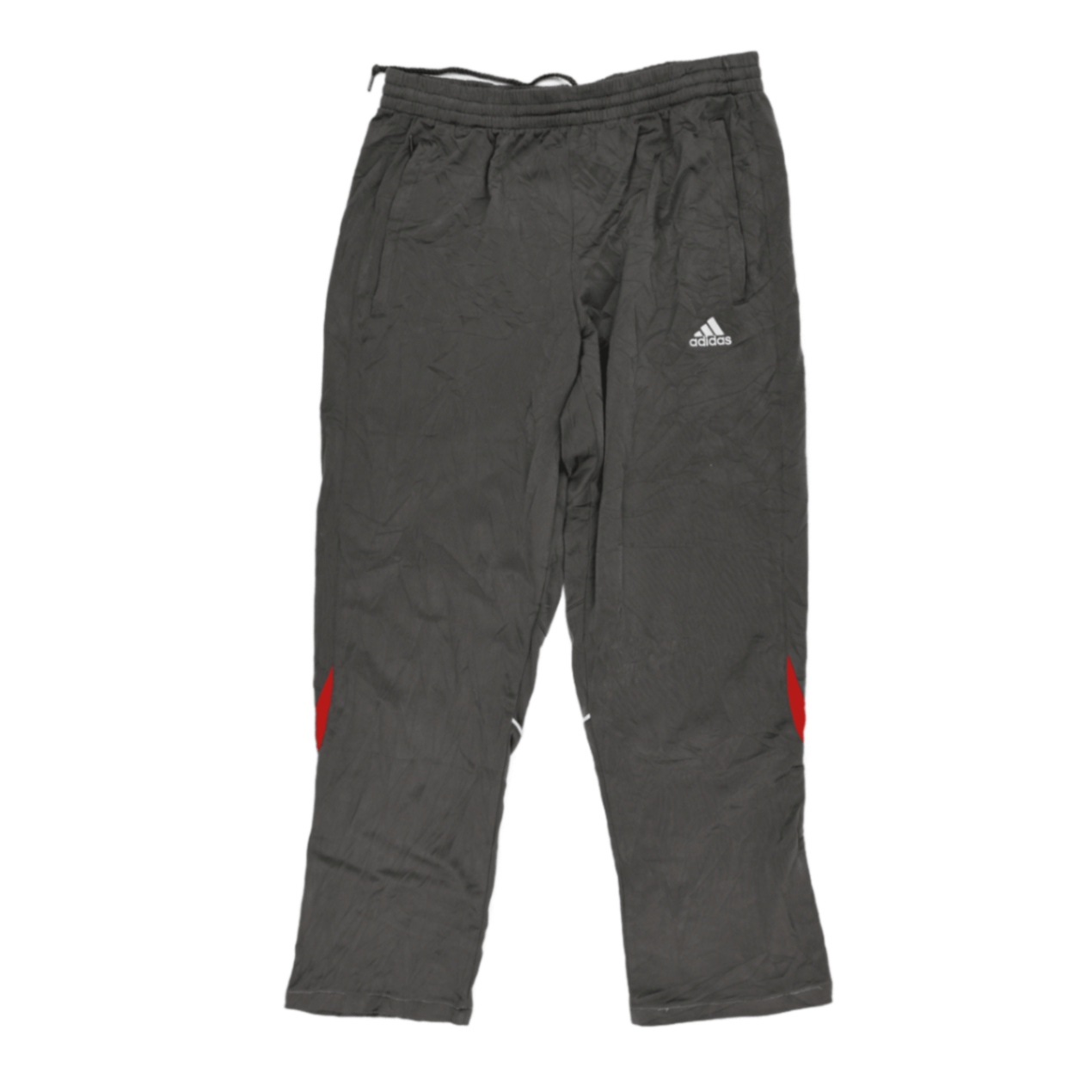 adidas Vintage Grey Track Trousers Large 36 in Waist 30 in Inseam Polyester
