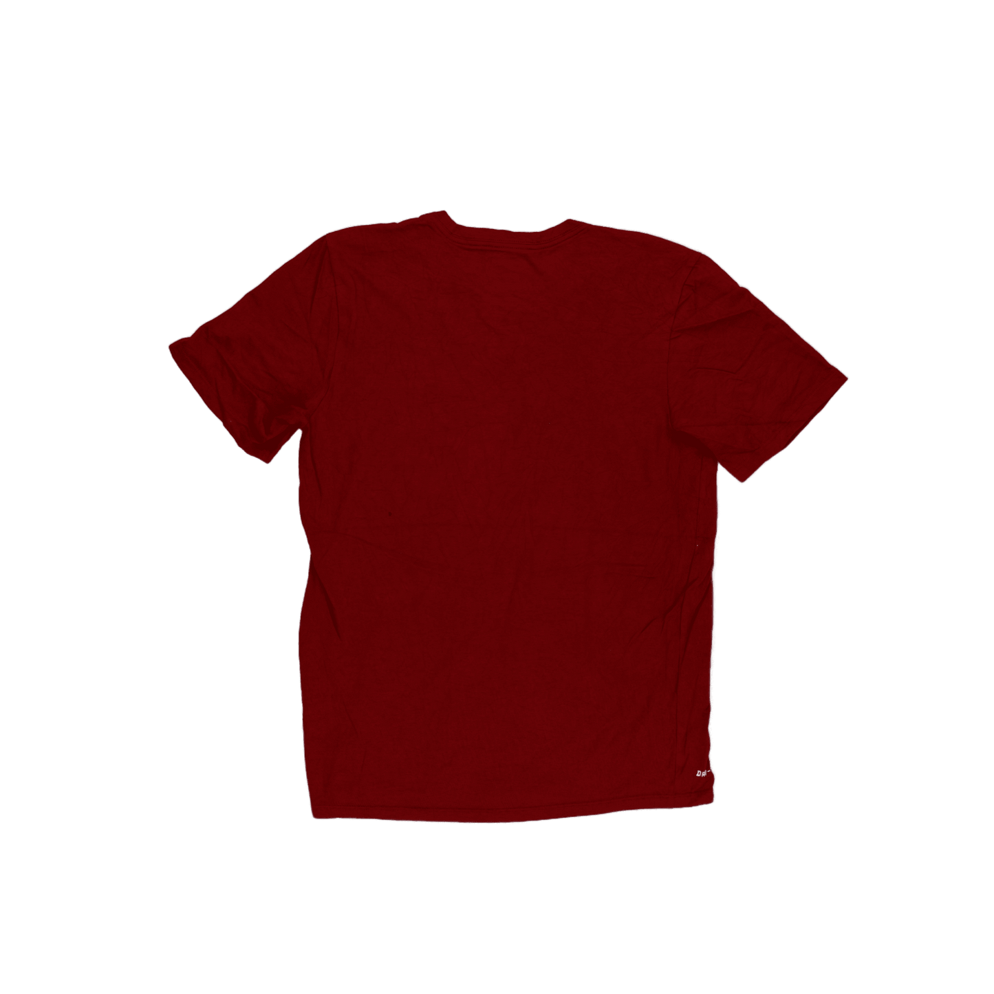 Nike Red Dri-Fit Athletic Cut Short Sleeve T-Shirt Men Medium Polyester Blend