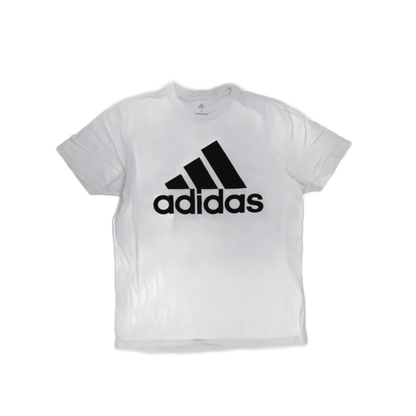 Adidas White Golf T-Shirt Men's Medium Cotton Crew Neck Casual Tee