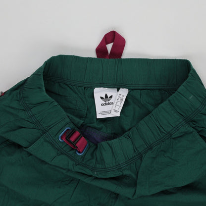 adidas Atric Track Pants Green Navy Medium Nylon Vintage