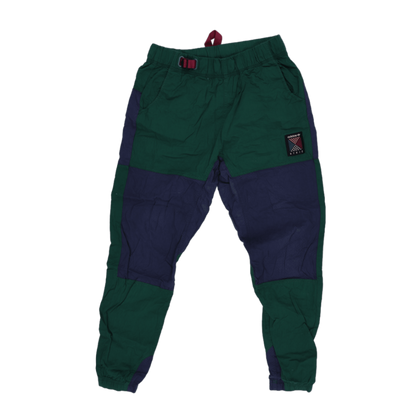 adidas Atric Track Pants Green Navy Medium Nylon Vintage