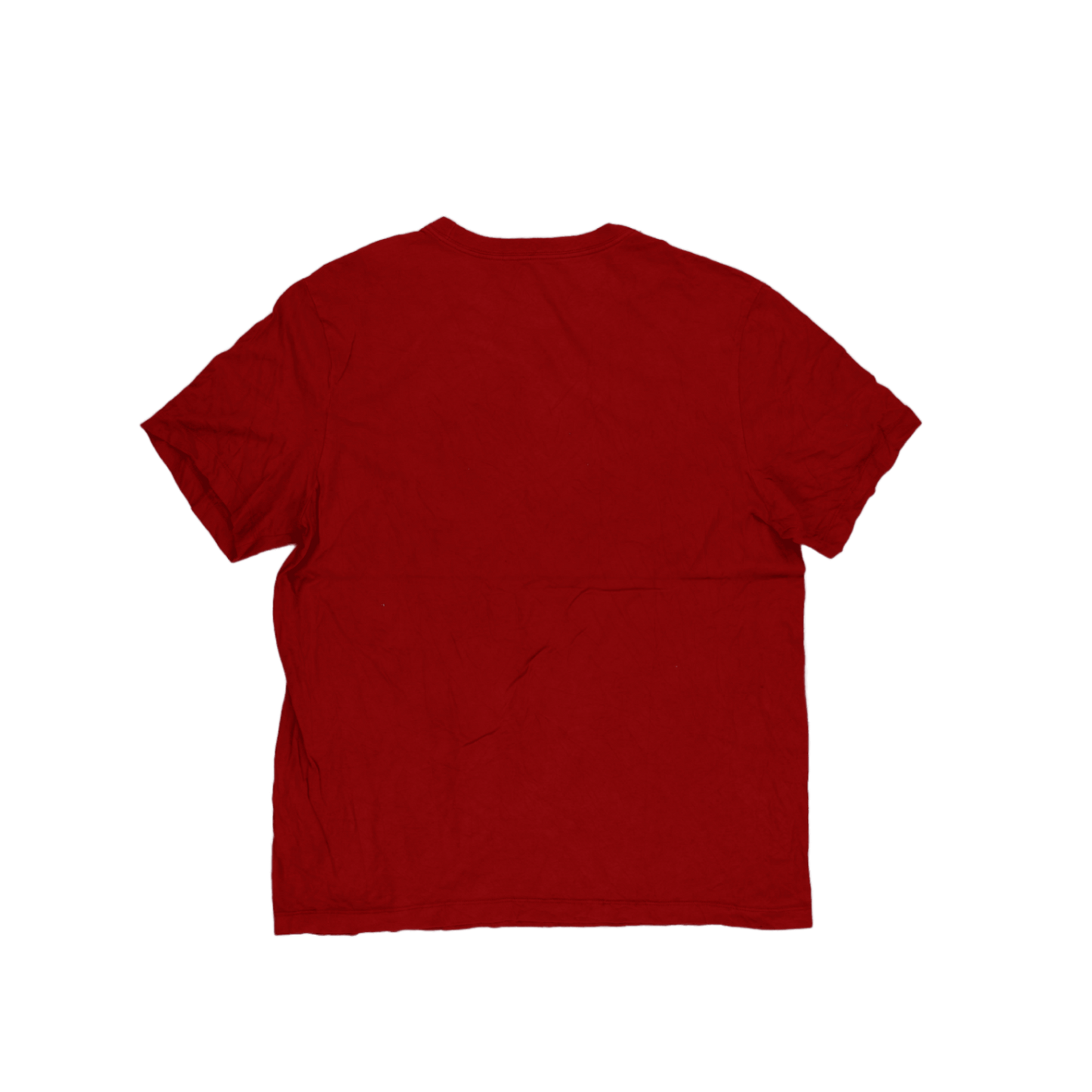 Nike Just Do It Red Graphic Tee Shirt Large Cotton Crew Neck