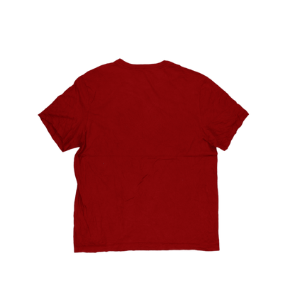 Nike Just Do It Red Graphic Tee Shirt Large Cotton Crew Neck