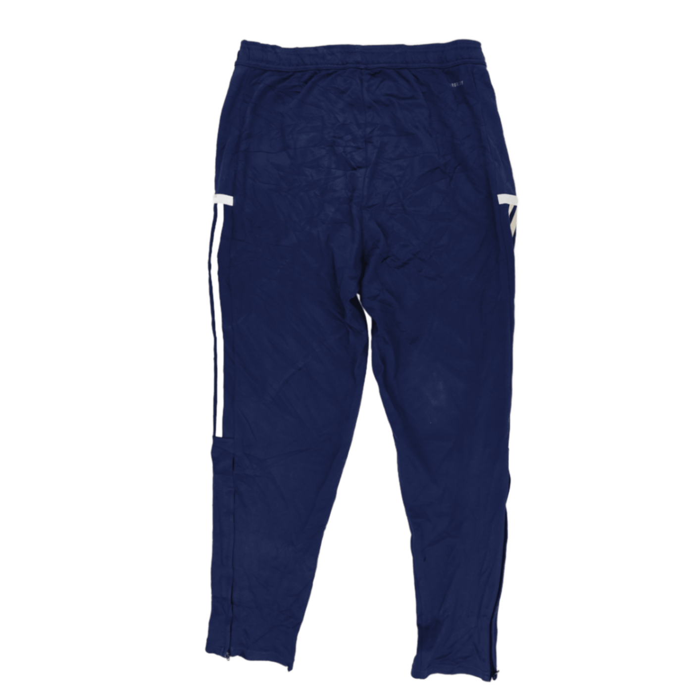 adidas AEROREADY Navy Blue Track Pants Large Polyester Mens 76 cm Inseam 41 cm Waist Size