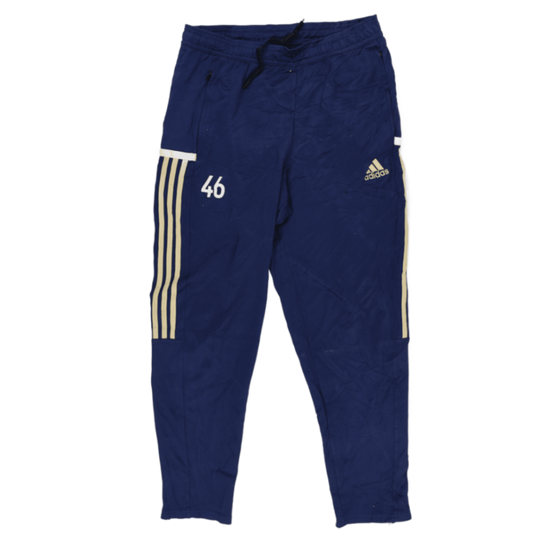 adidas AEROREADY Navy Blue Track Pants Large Polyester Mens 76 cm Inseam 41 cm Waist Size
