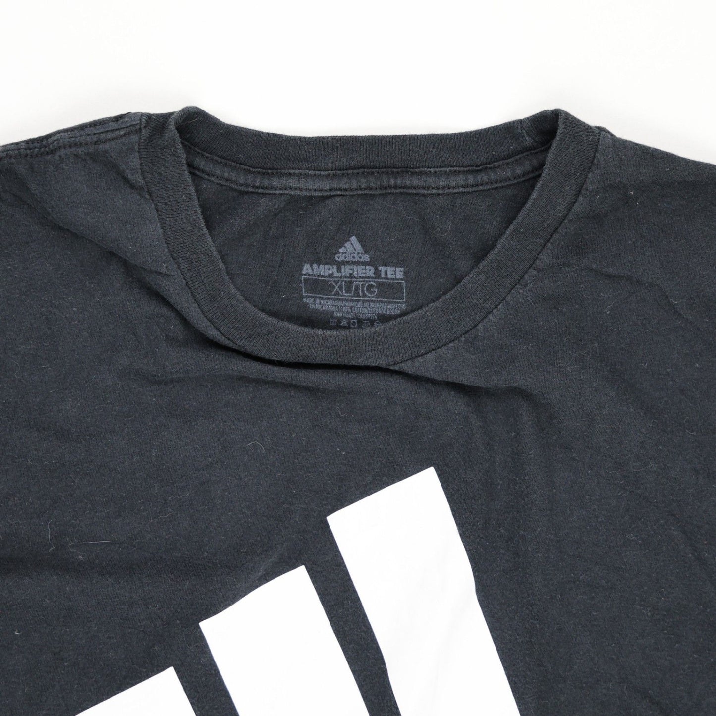 adidas Amplifier T-Shirt Black XL Cotton Casual Logo Tee