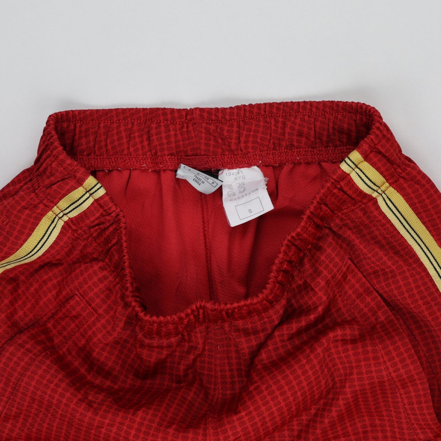 Nike Red Track Trousers Unisex Small 74 Inseam Polyester Vintage