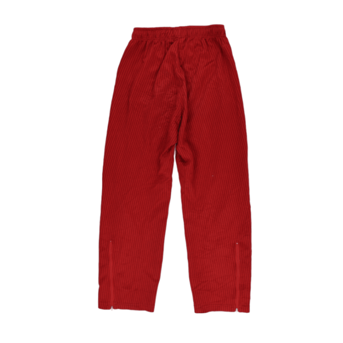 Nike Red Track Trousers Unisex Small 74 Inseam Polyester Vintage