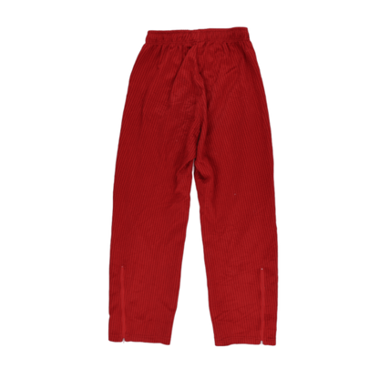 Nike Red Track Trousers Unisex Small 74 Inseam Polyester Vintage