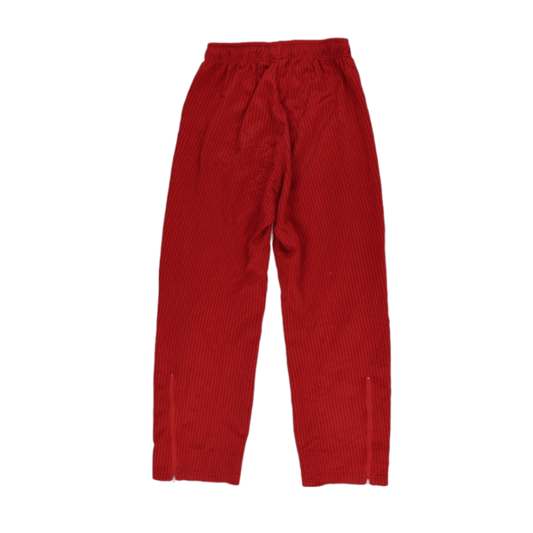 Nike Red Track Trousers Unisex Small 74 Inseam Polyester Vintage