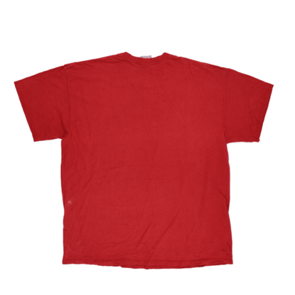 Nike Vintage Red Cotton T-Shirt XL Crew Neck Streetwear 100 Percent Cotton 90s Box Logo