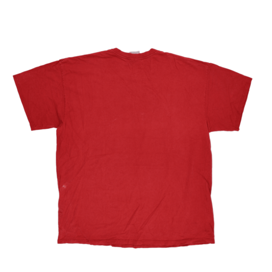 Nike Vintage Red Cotton T-Shirt XL Crew Neck Streetwear 100 Percent Cotton 90s Box Logo
