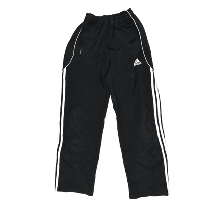 adidas Climalite Black Track Trousers Large 80cm Inseam 38cm Waist Polyester