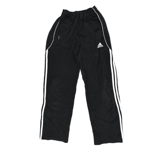 adidas Climalite Black Track Trousers Large 80cm Inseam 38cm Waist Polyester