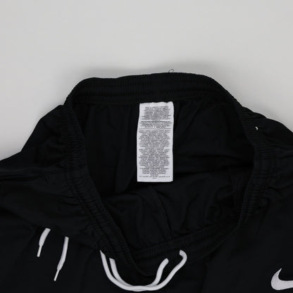 Nike Black Sports Joggers for Men Size Medium 100 Percent Polyester Inseam 74cm Waist Size 38cm