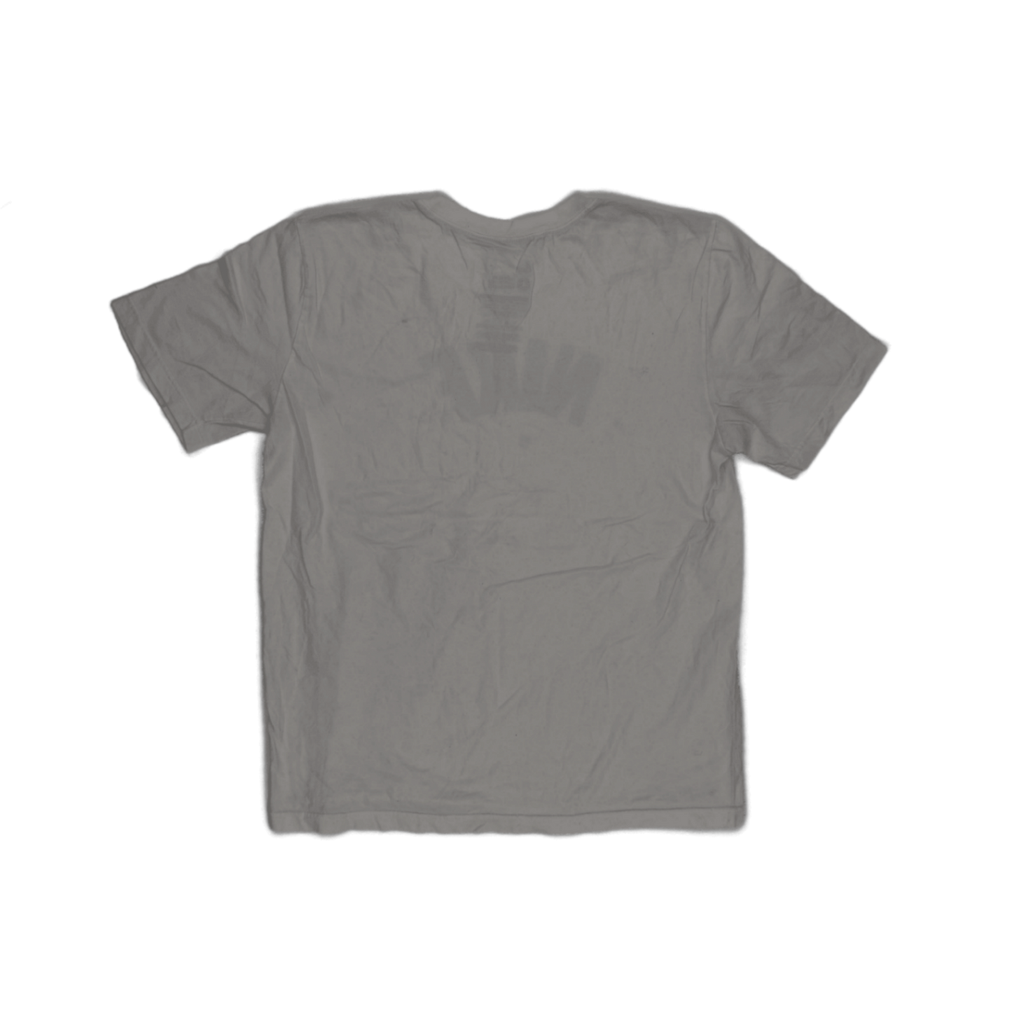 Nike Vintage White Distressed Logo T-Shirt Men's Size L 100% Cotton Casual Streetwear Crew Neck