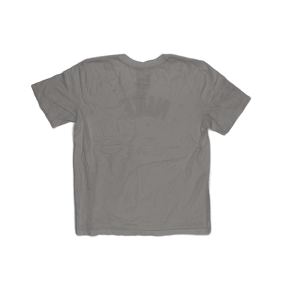 Nike Vintage White Distressed Logo T-Shirt Men's Size L 100% Cotton Casual Streetwear Crew Neck