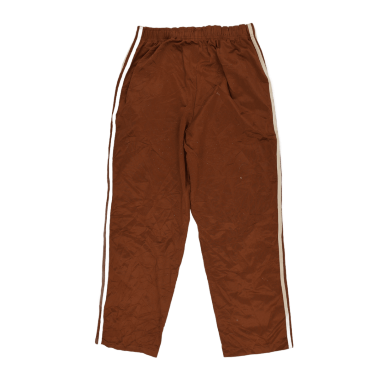 adidas Vintage Brown Track Pants Medium Nylon 77 Inseam