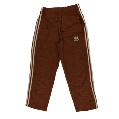 adidas Vintage Brown Track Pants Medium Nylon 77 Inseam