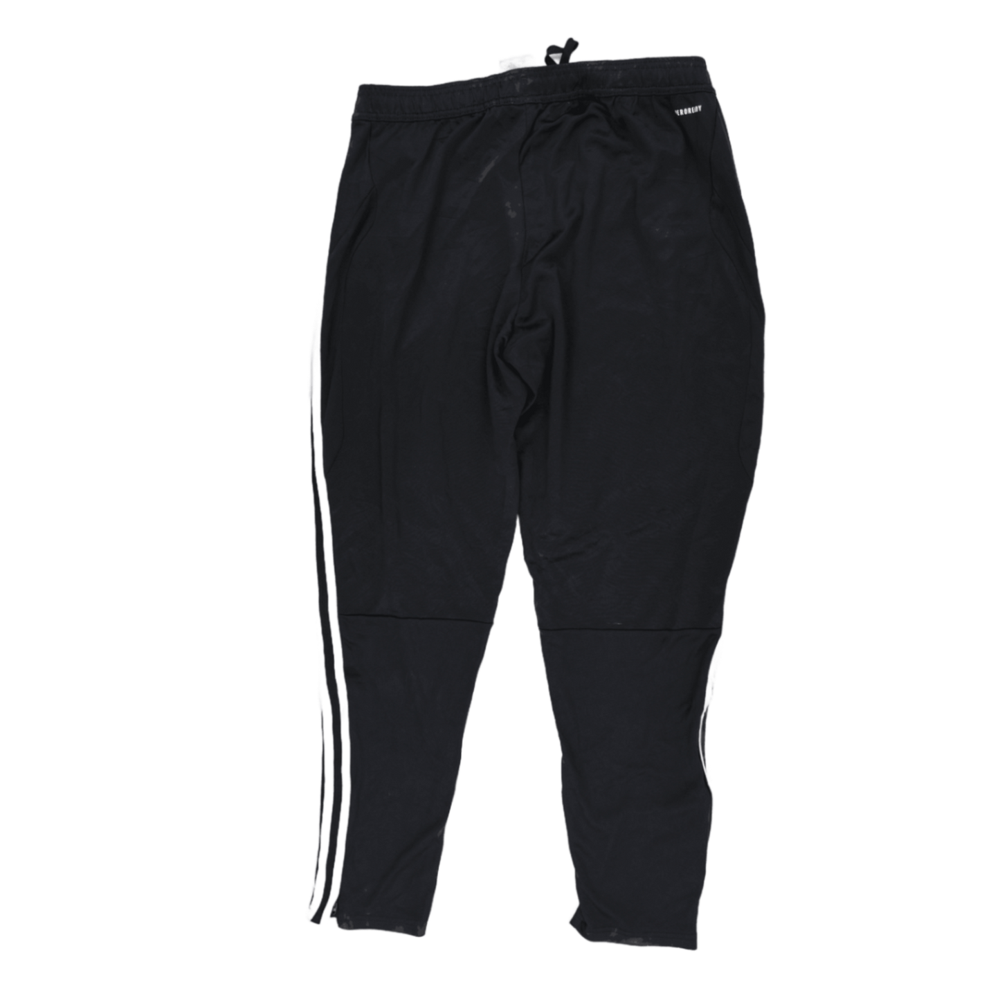 Adidas Black Three Stripe Slim Fit Joggers Large 44 Waist 76 Inseam Polyester