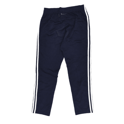 adidas Navy Blue Tracksuit Bottoms Men's Size M/L Polyester Blend 76cm Inseam