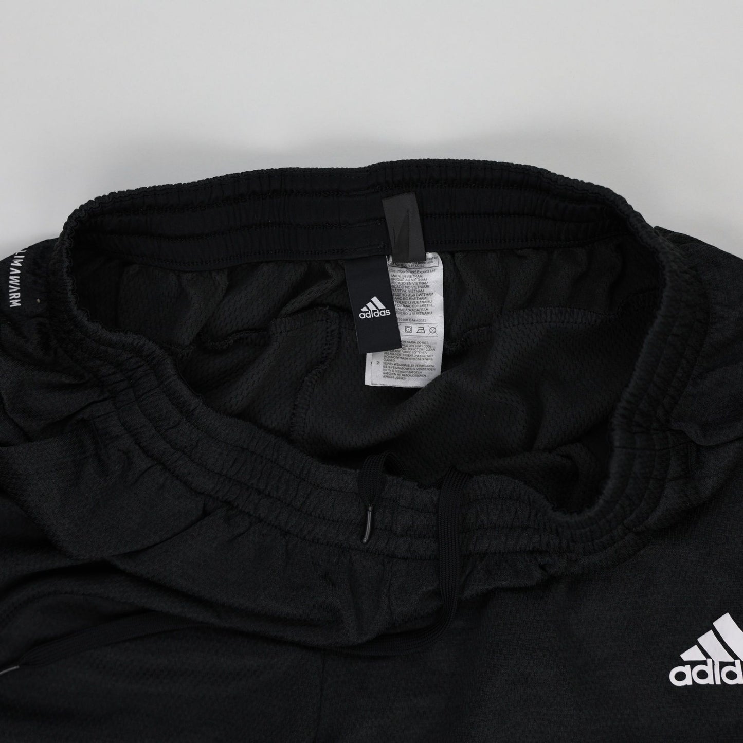 Adidas Black Joggers for Men Large Cotton Blend 78 cm Inseam 88 cm Waist
