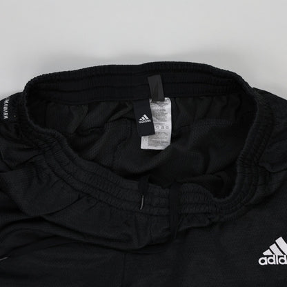 Adidas Black Joggers for Men Large Cotton Blend 78 cm Inseam 88 cm Waist