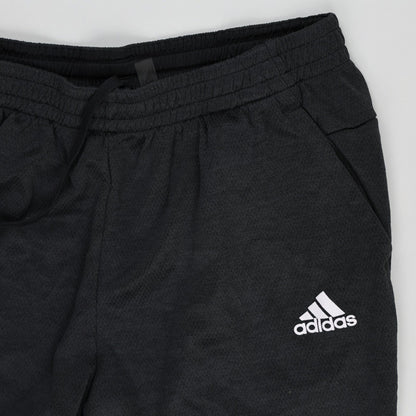 Adidas Black Joggers for Men Large Cotton Blend 78 cm Inseam 88 cm Waist