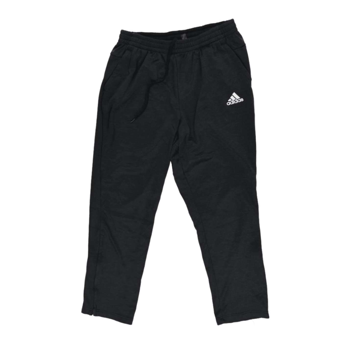 Adidas Black Joggers for Men Large Cotton Blend 78 cm Inseam 88 cm Waist