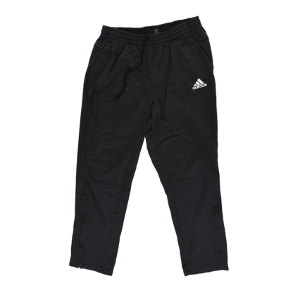 Adidas Black Joggers for Men Large Cotton Blend 78 cm Inseam 88 cm Waist