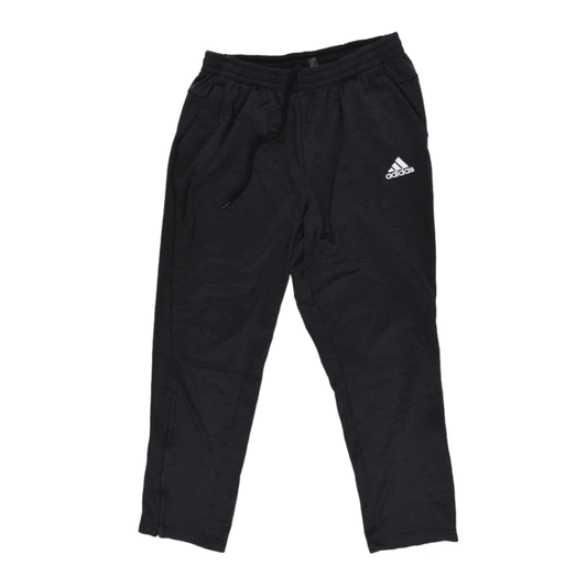 Adidas Black Joggers for Men Large Cotton Blend 78 cm Inseam 88 cm Waist
