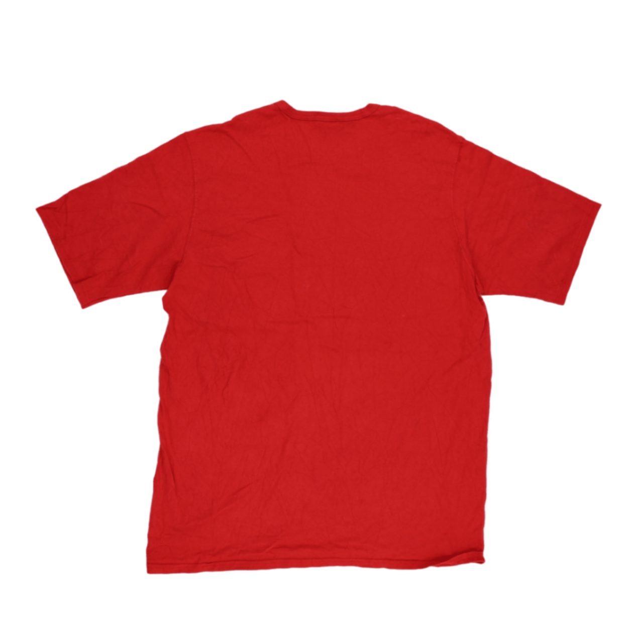 Champion Vintage Red Cotton Logo T-shirt Size 2XL Mens Crew Neck