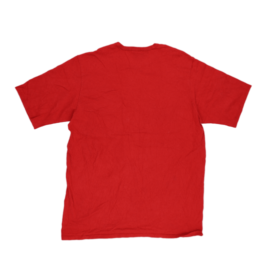 Champion Vintage Red Cotton Logo T-shirt Size 2XL Mens Crew Neck