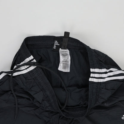 adidas Black Track Pants Large Nylon Mens Athletic Wear