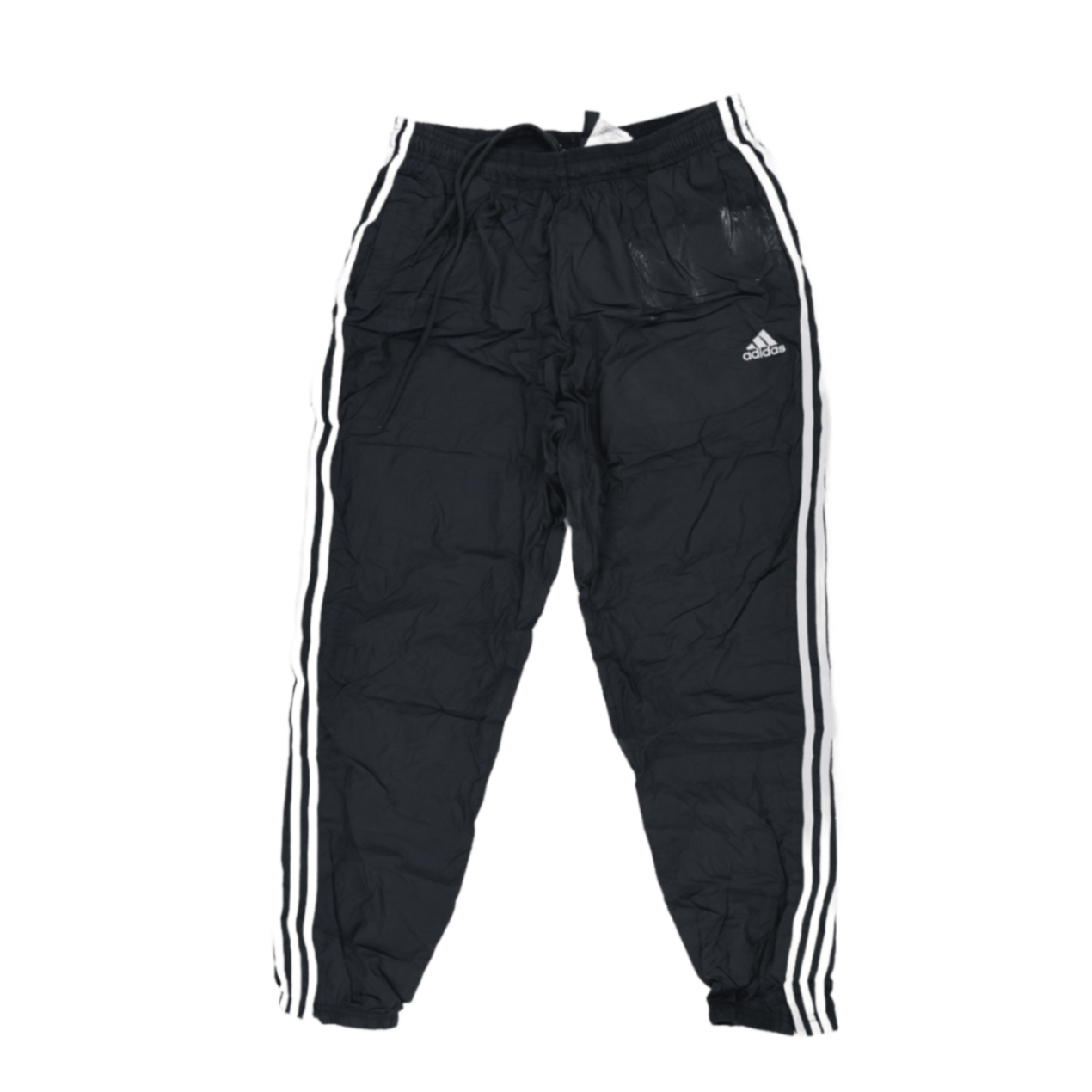 adidas Black Track Pants Large Nylon Mens Athletic Wear