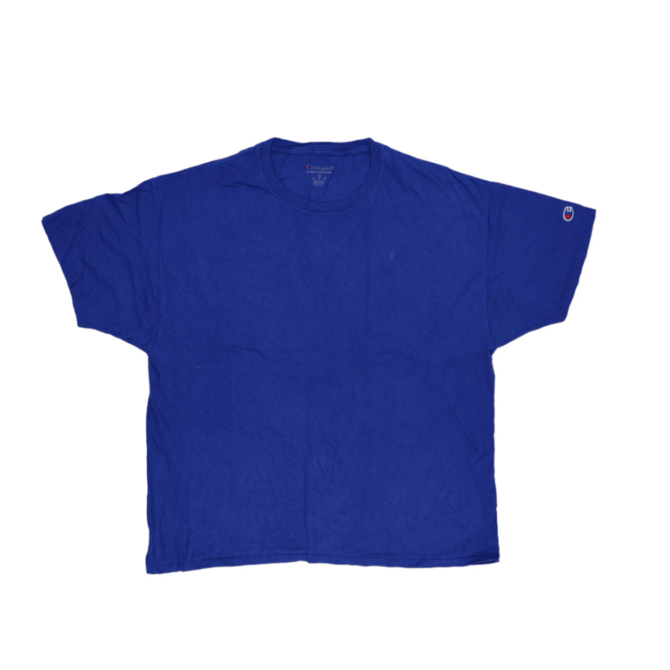 Champion Authentic Athleticwear Men's T-Shirt Royal Blue XL Cotton Crew Neck