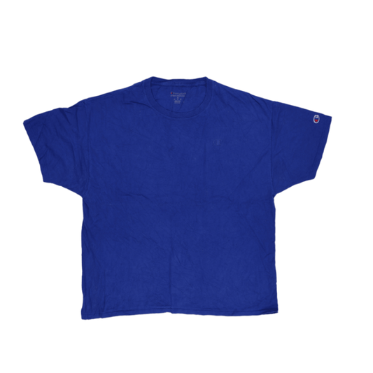 Champion Authentic Athleticwear Men's T-Shirt Royal Blue XL Cotton Crew Neck