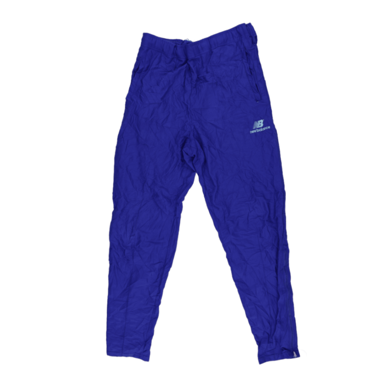 New Balance Blue Mens Track Pants Medium Lightweight Nylon 74 cm Inseam 80 cm Waist