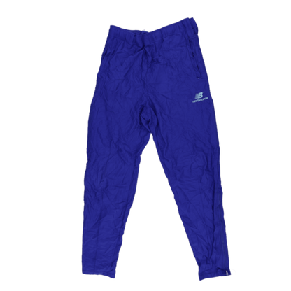 New Balance Blue Mens Track Pants Medium Lightweight Nylon 74 cm Inseam 80 cm Waist