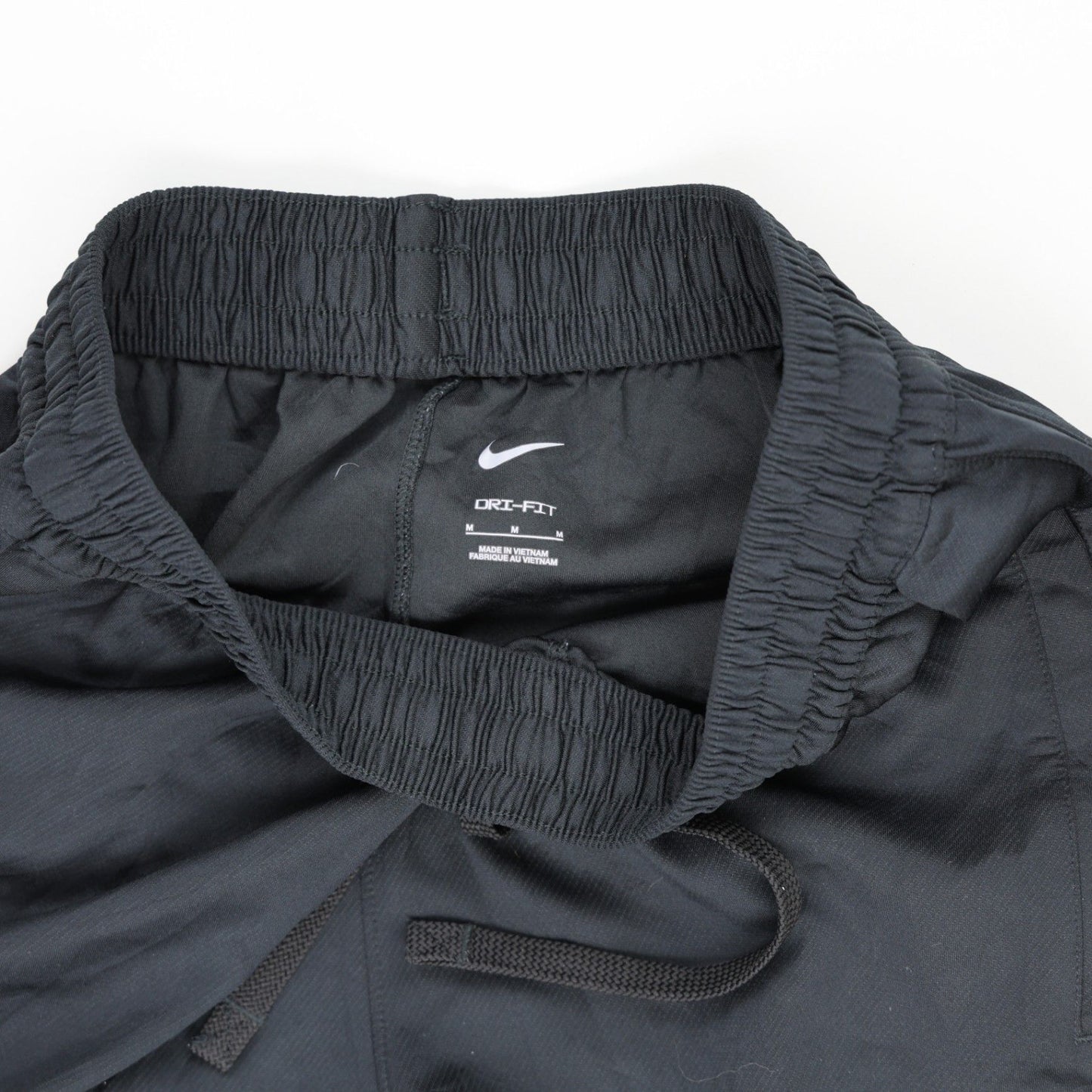 Nike Dri-FIT Black Joggers Men's Size Medium Polyester 41 Waist 76 Inseam