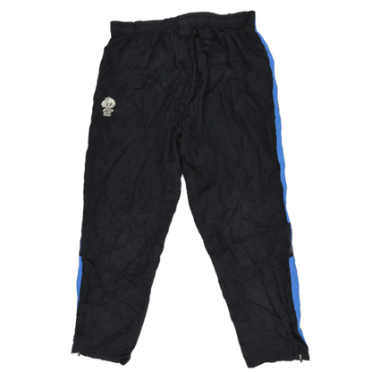 Kappa Vintage Black Blue Track Bottoms Men's Size L Polyester 77 cm Inseam 38 cm Waist