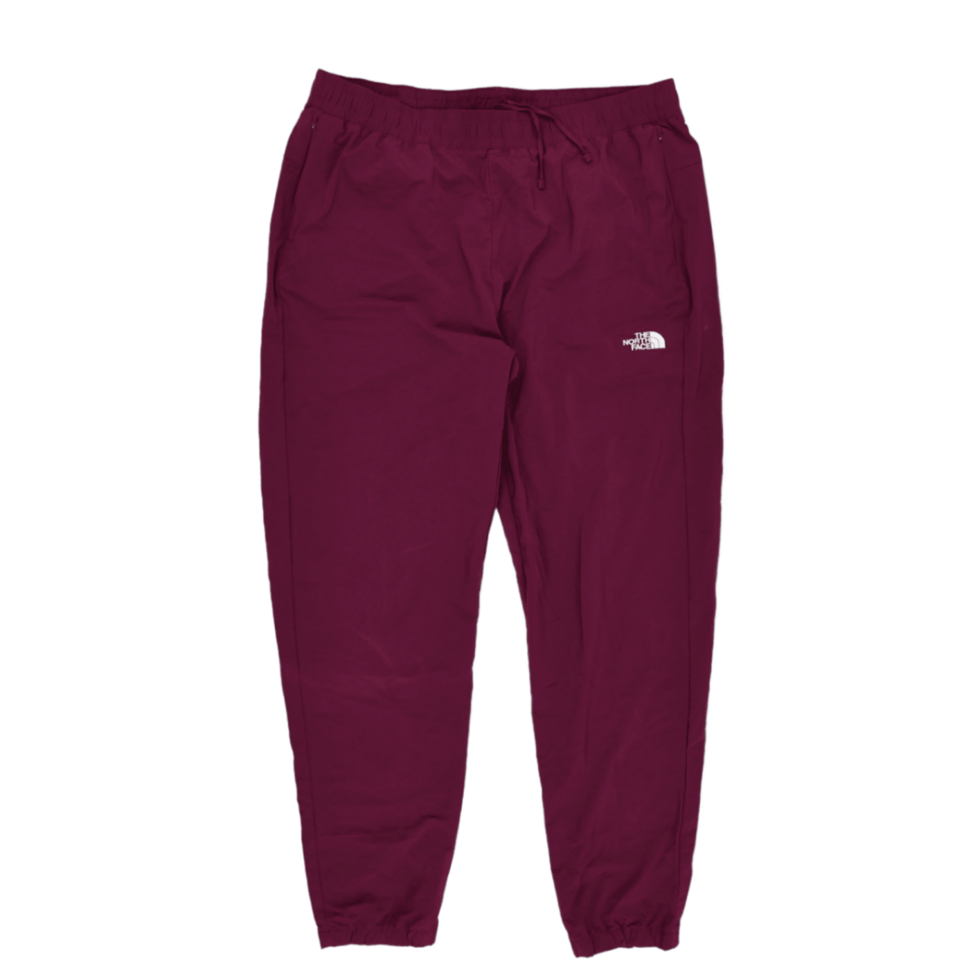 The North Face Men's Burgundy Nylon Joggers Size Large 76cm Inseam