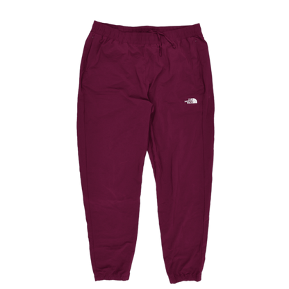 The North Face Men's Burgundy Nylon Joggers Size Large 76cm Inseam