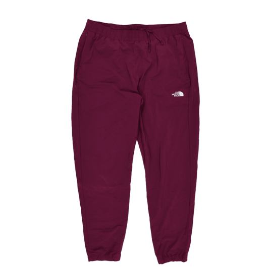 The North Face Men's Burgundy Nylon Joggers Size Large 76cm Inseam