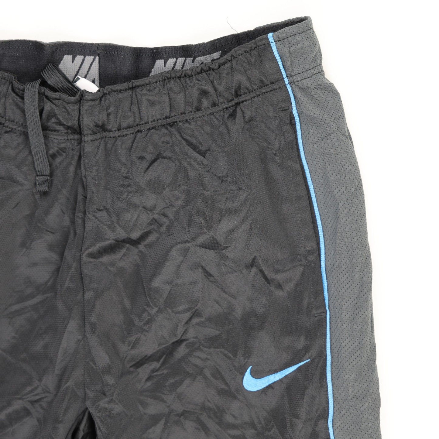Nike Track Trousers Black Blue Size M Polyester