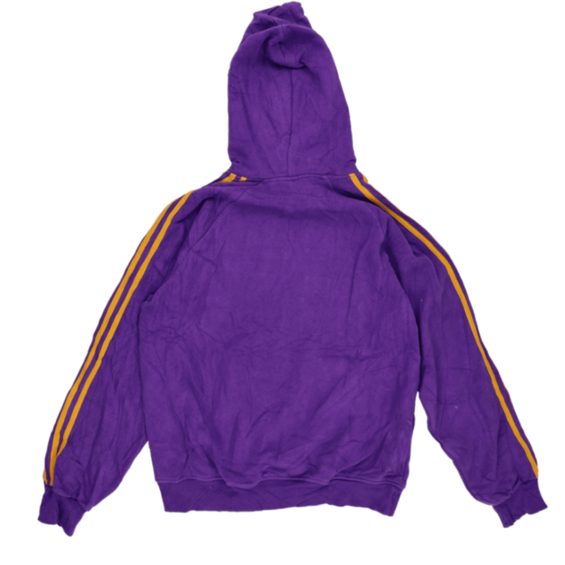 adidas Vintage Purple Pullover Hoodie Unisex Large Cotton NBA Los Angeles Lakers