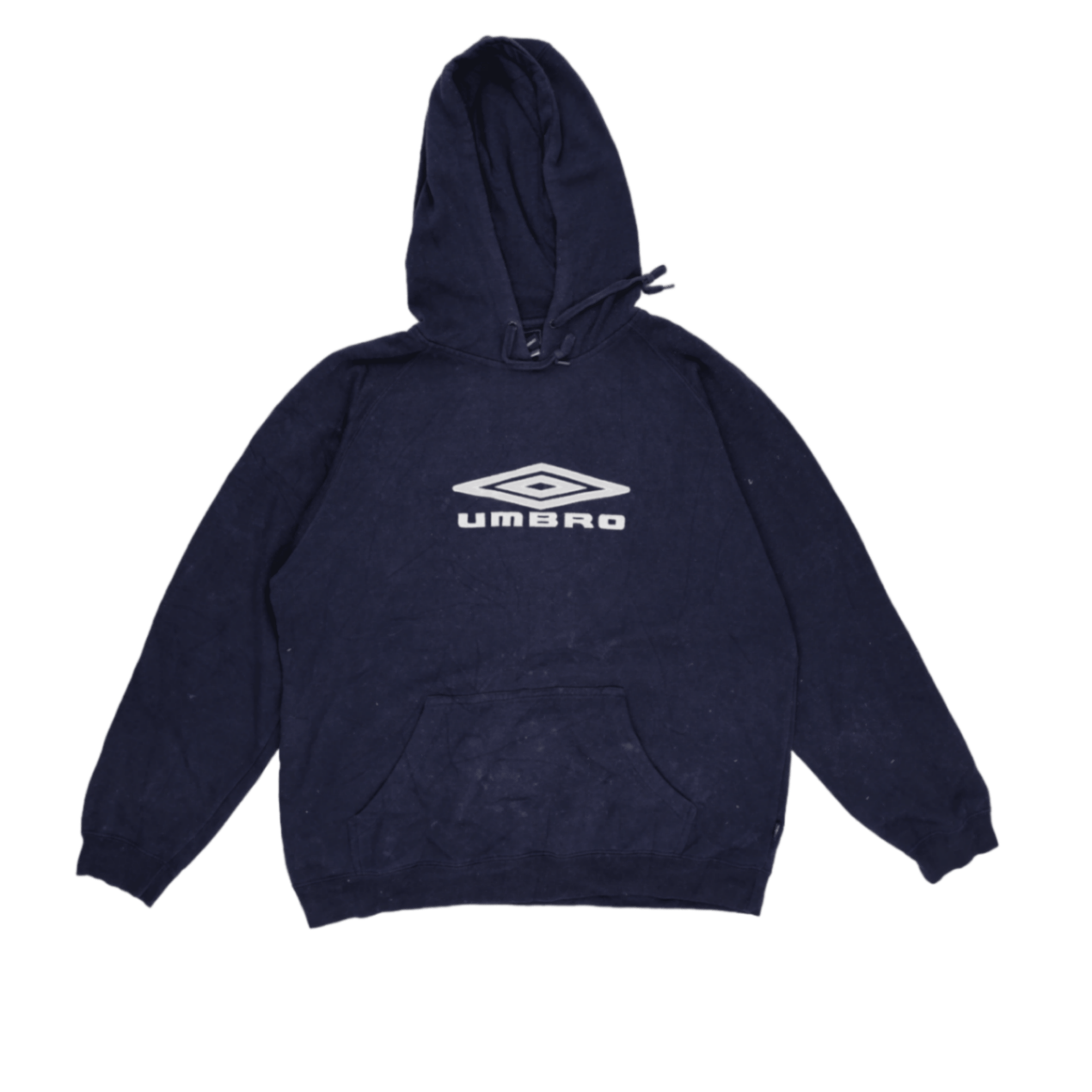 Umbro Navy Blue Pullover Hoodie Large Cotton Blend Men's Activewear