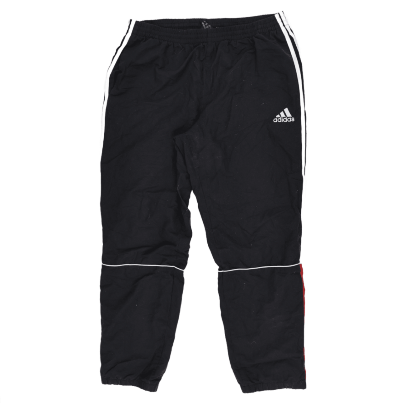 adidas Classic Black Track Trousers for Men Size L 78 cm Inseam 44 cm Waist Polyester
