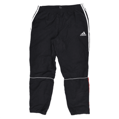 adidas Classic Black Track Trousers for Men Size L 78 cm Inseam 44 cm Waist Polyester