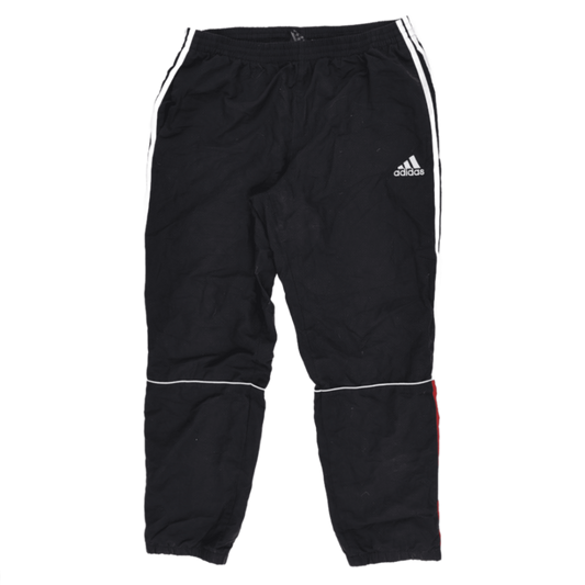 adidas Classic Black Track Trousers for Men Size L 78 cm Inseam 44 cm Waist Polyester